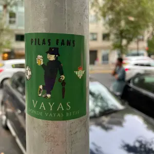 Real Betis football sticker #3110 found in this city