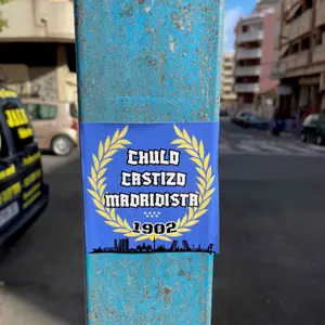 Real Madrid CF football sticker #2490 found in this city