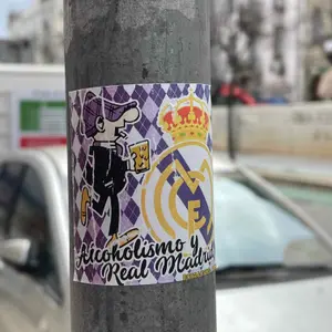 Real Madrid CF football sticker #3944 found in this city