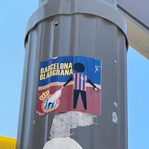 FC Barcelona football sticker #4357 found in this city