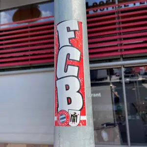FC Bayern Munich football sticker #2451 found in this city
