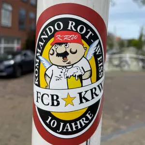 FC Bayern Munich football sticker #2797 found in this city