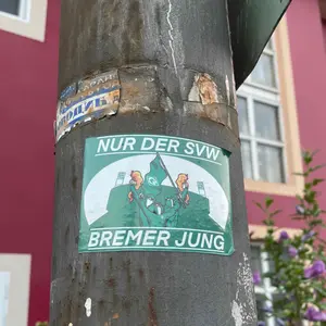 SV Werder Bremen football sticker #2478 found in this city