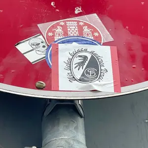 SC Freiburg football sticker #3589 found in this city