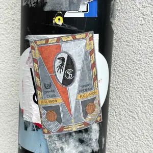 SC Freiburg football sticker #3597 found in this city