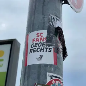 SC Freiburg football sticker #3606 found in this city