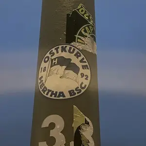 Hertha BSC football sticker #2106 found in this city