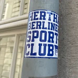 Hertha BSC football sticker #2987 found in this city