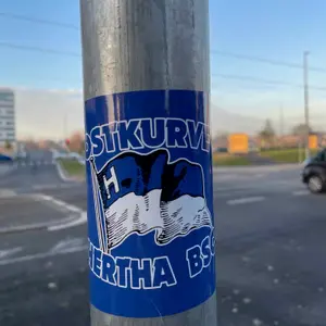 Hertha BSC football sticker #3235 found in this city