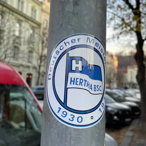 Hertha BSC football sticker #3242 found in this city