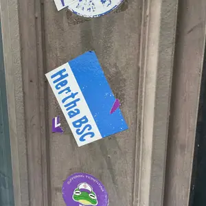 Hertha BSC football sticker #3521 found in this city