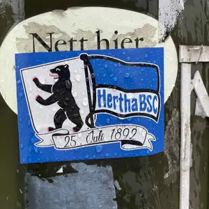 Hertha BSC football sticker #3535 found in this city