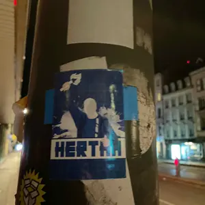 Hertha BSC football sticker #3574 found in this city
