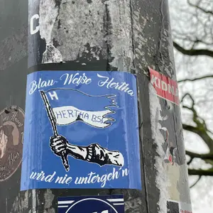 Hertha BSC football sticker #3581 found in this city