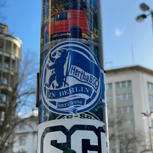 Hertha BSC football sticker #3967 found in this city