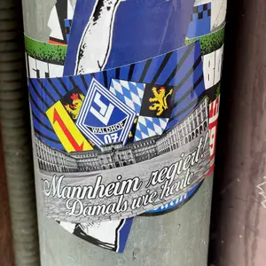 SV Waldhof Mannheim football sticker #3611 found in this city