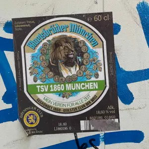 TSV 1860 München football sticker #3048 found in this city