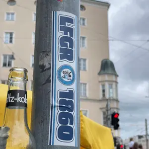 TSV 1860 München football sticker #4799 found in this city