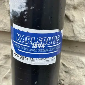 Karlsruher SC football sticker #3603 found in this city