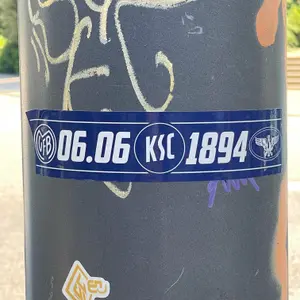 Karlsruher SC football sticker #4322 found in this city