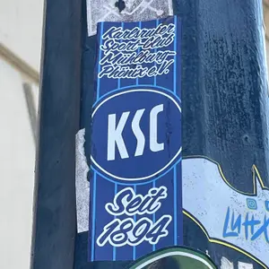 Karlsruher SC football sticker #4354 found in this city