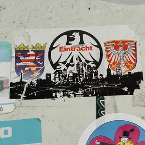 Eintracht Frankfurt football sticker #2664 found in this city
