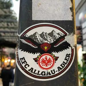Eintracht Frankfurt football sticker #3301 found in this city