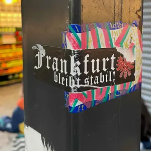 Eintracht Frankfurt football sticker #3310 found in this city