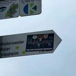 Eintracht Frankfurt football sticker #3608 found in this city