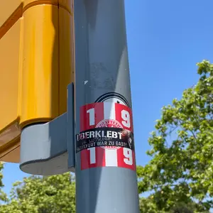 Eintracht Frankfurt football sticker #4367 found in this city
