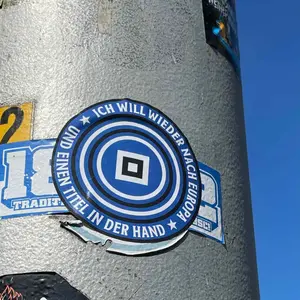 Hamburger SV football sticker #2840 found in this city