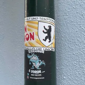1 FC Union Berlin street sticker #1807 -- Germany football