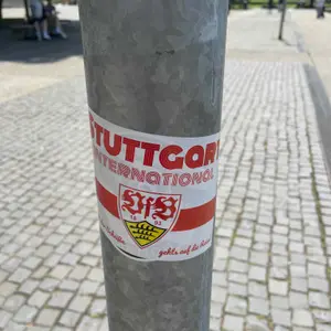 VfB Stuttgart street sticker #2435 -- Germany football