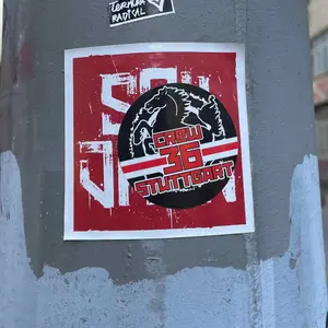 VfB Stuttgart football sticker #3349 found in this city