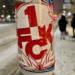 1 FC Kaiserslautern street sticker #1960 -- Germany football
