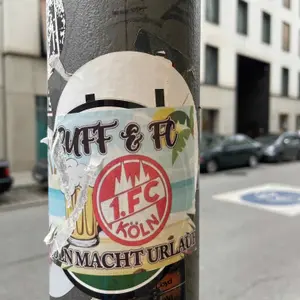 1 FC Köln street sticker #1761 -- Germany football