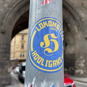 1 FC Lokomotive Leipzig street sticker #1436 -- Germany football