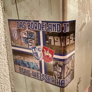 1 FC Magdeburg street sticker #1895 -- Germany football