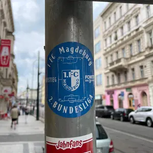 1 FC Magdeburg street sticker #1897 -- Germany football