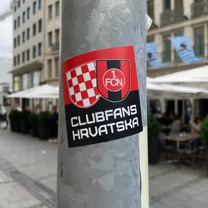 1 FC Nürnberg street sticker #1599 -- Germany football