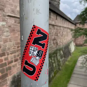 1 FC Nürnberg street sticker #1638 -- Germany football