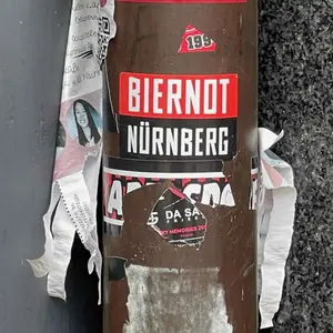1 FC Nürnberg street sticker #1610 -- Germany football