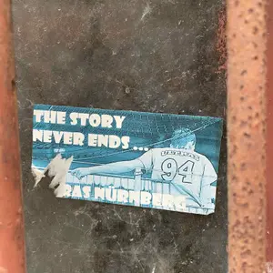 1 FC Nürnberg street sticker #1625 -- Germany football