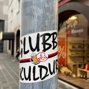 1 FC Nürnberg street sticker #1597 -- Germany football