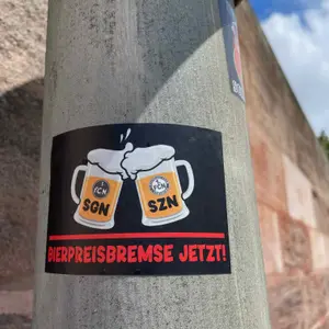 1 FC Nürnberg street sticker #1589 -- Germany football