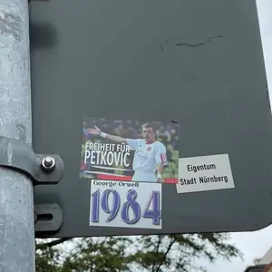 1 FC Nürnberg street sticker #1644 -- Germany football