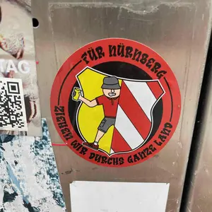 1 FC Nürnberg street sticker #1630 -- Germany football