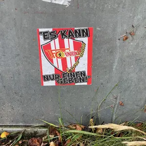 1 FC Union Berlin street sticker #1806 -- Germany football