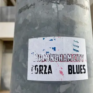 󠁧󠁢󠁥󠁮󠁧󠁿 Birmingham City street sticker #1972 -- England football