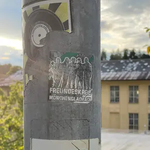 Borussia Mönchengladbach street sticker #1907 -- Germany football